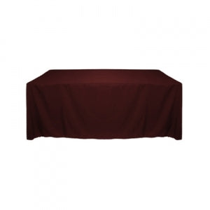 Burgundy 54 x 120 cotton/polyester rectangular tablecloth