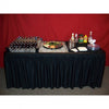 Chillin Products 6' Fill 'N Chill Party Table - Black