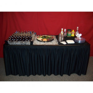 Chillin Products 6' Fill 'N Chill Party Table - Black