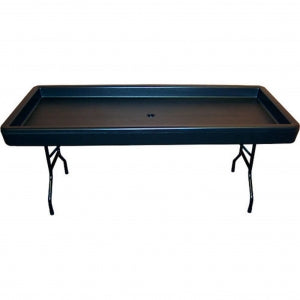 Chillin Products 6' Fill 'N Chill Party Table - Black