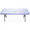 Chillin Products 6' Fill 'N Chill Party Table - White