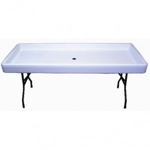 Chillin Products 6' Fill 'N Chill Party Table - White