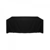 Black 54 x 120 cotton/polyester rectangular tablecloth