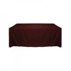 Burgundy 54 x 120 cotton/polyester rectangular tablecloth