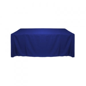 Royal blue 54 x 120 cotton/polyester rectangular tablecloth