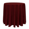 Burgundy 90 cotton/polyester round tablecloth