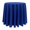 Royal blue 90 cotton/polyester round tablecloth