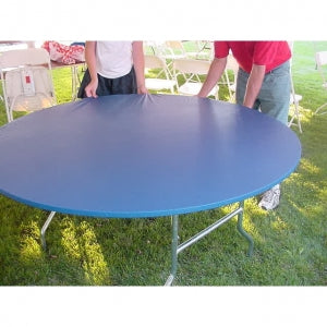 Kwik-Covers 60 Round Blue Tablecover