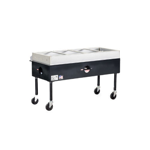 ST-4 Four Bay Gas Steam Table